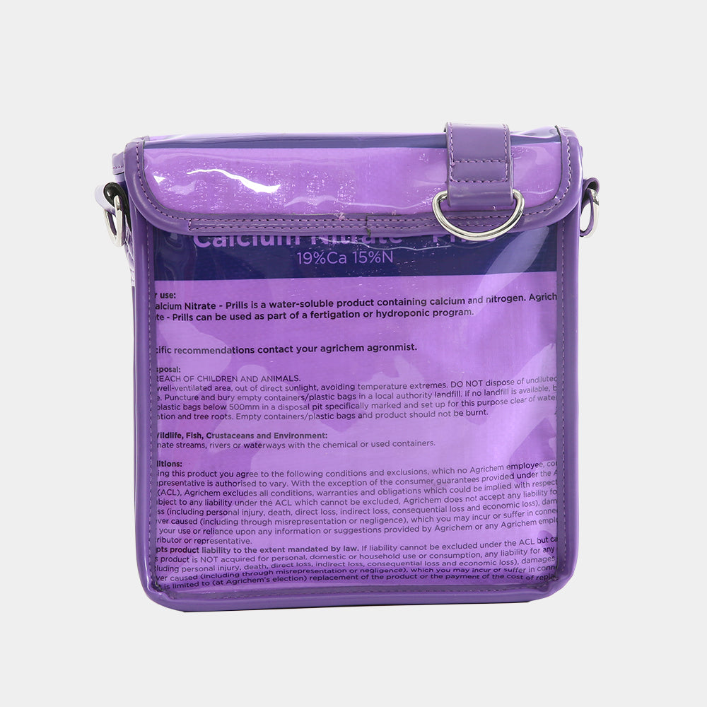 Backside-Display-Of-The-Purple-Crossbody-Bag