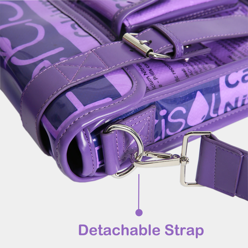 Fashion-Forward-Upcycled-Purple-Bag-with-Deachable-Strap