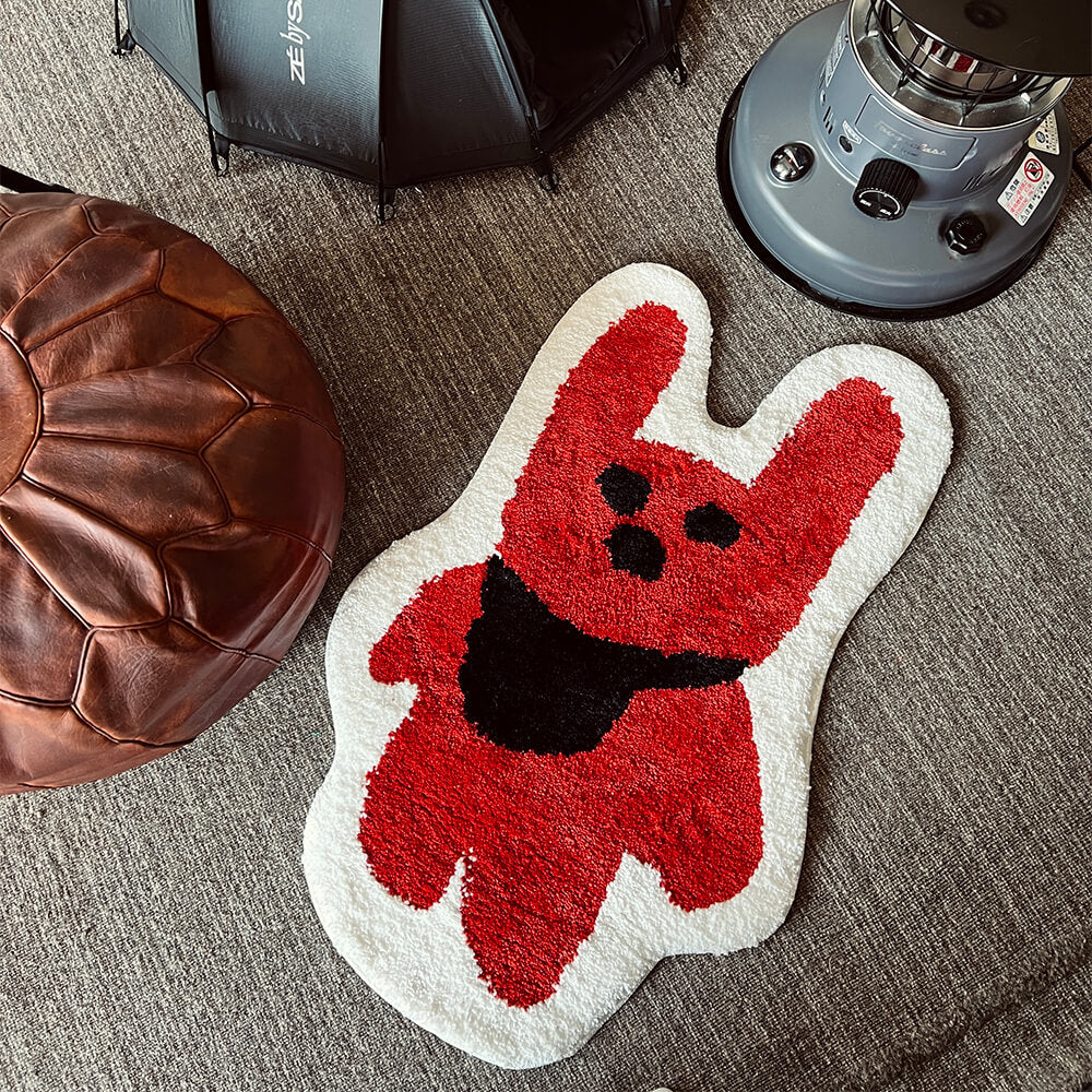 KEKETOO-Bunny-Rug-On-Grey-Carpet