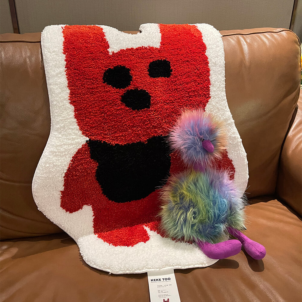 KEKETOO-Bunny-Rug-On-Sofa-As-Seat-Pad