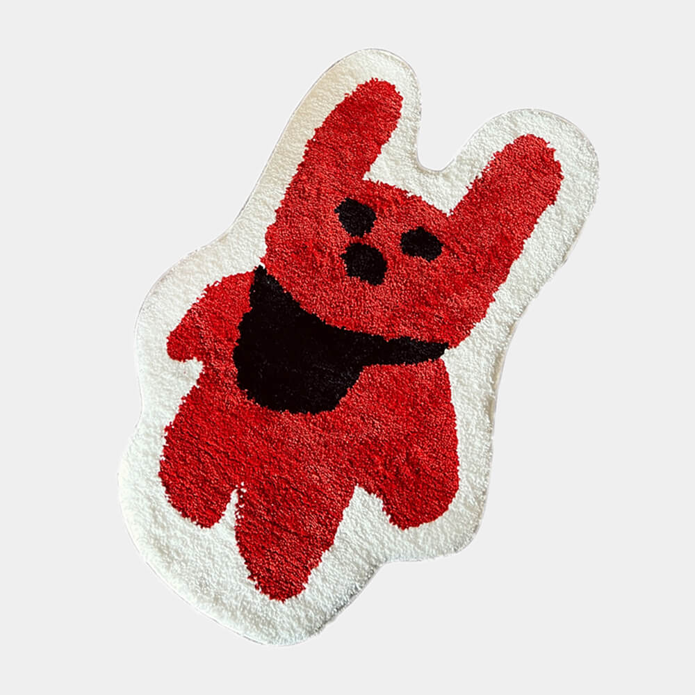 Mirror-Zoo-Original-Design-KEKETOO-Cartoon-Bunny-Shaped-Rug