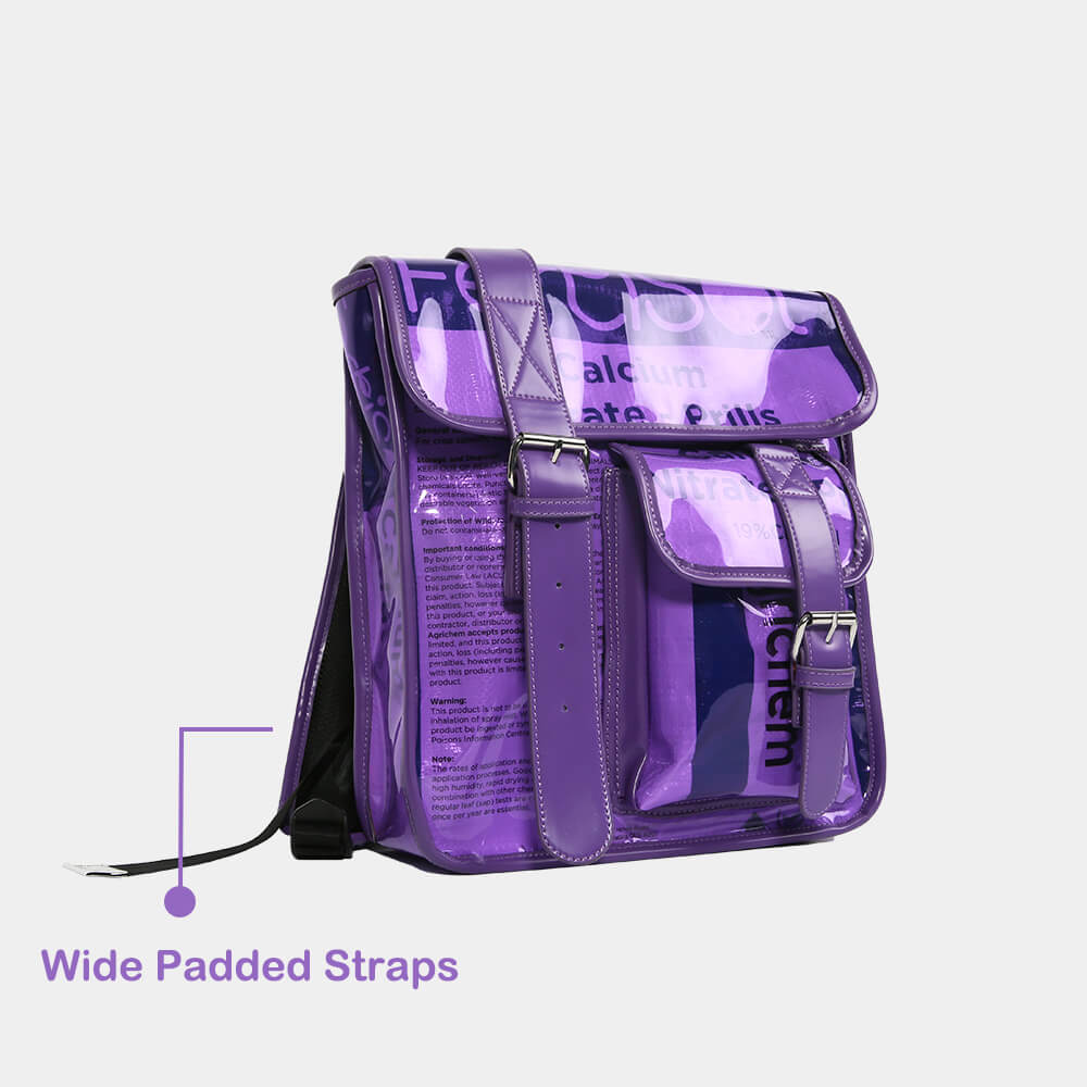 Purple-Messenger-Flap-Backpack-With-Wide-Padded-Straps