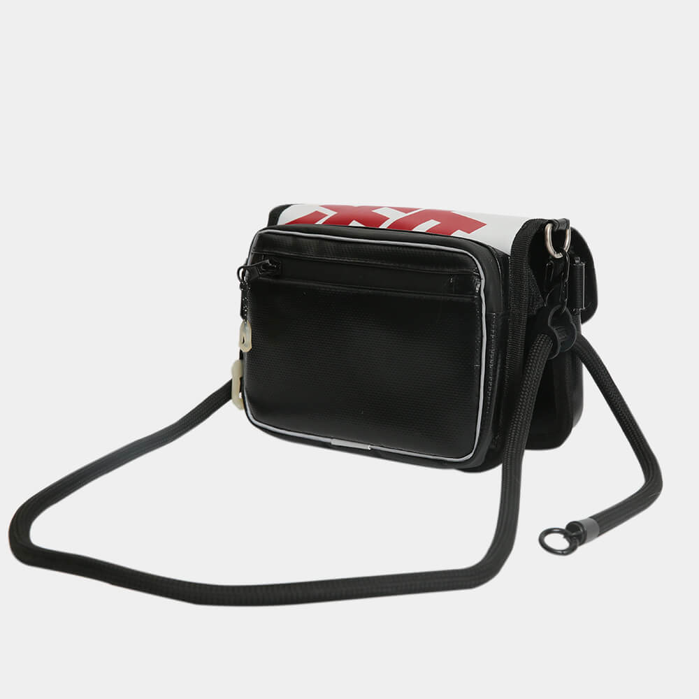 Upcycled Billboard Crossbody Bike Frame Bag