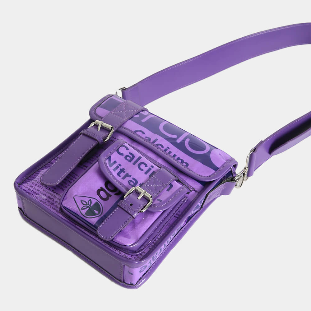 Vibrant-Purple-Upcycled-Crossbody-Bag-with-Multiple-Compartments